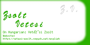 zsolt vetesi business card